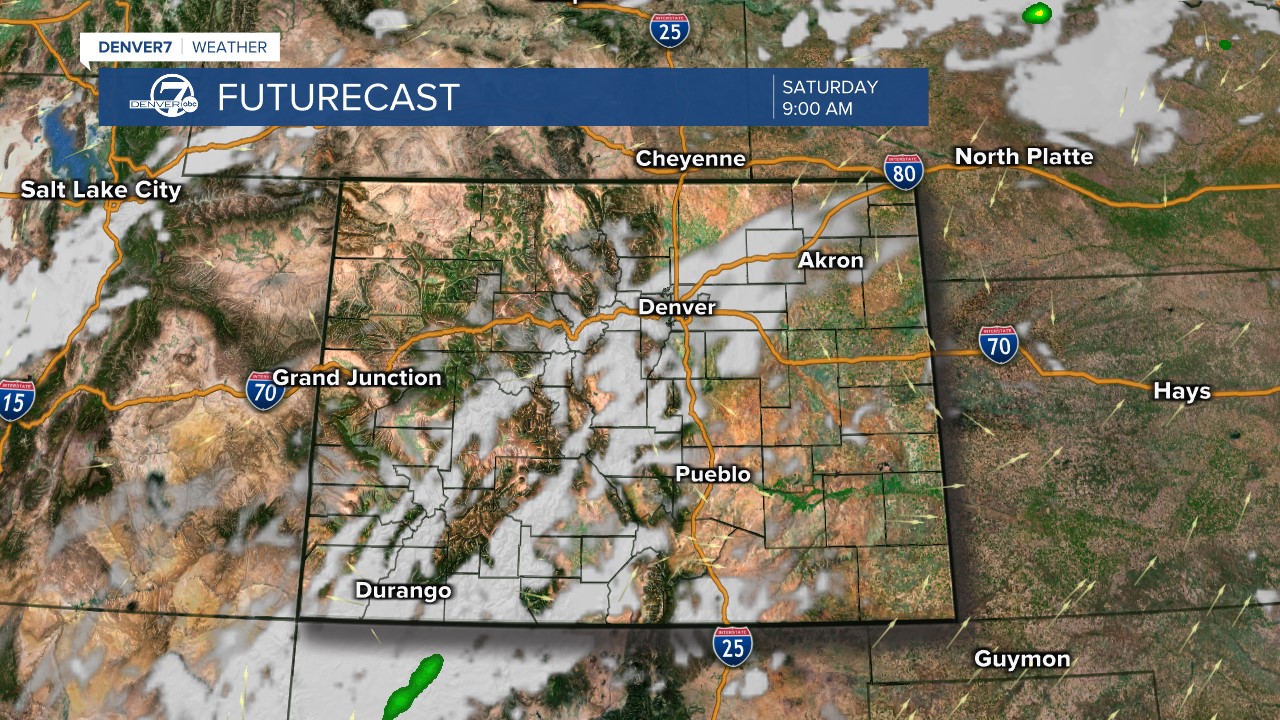 Futurecast: 9 a.m. tomorrow